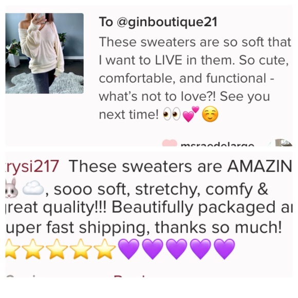 Last 1 ☝️◾️Farrah Fuzzy Knit Snow - Picture 8 of 8